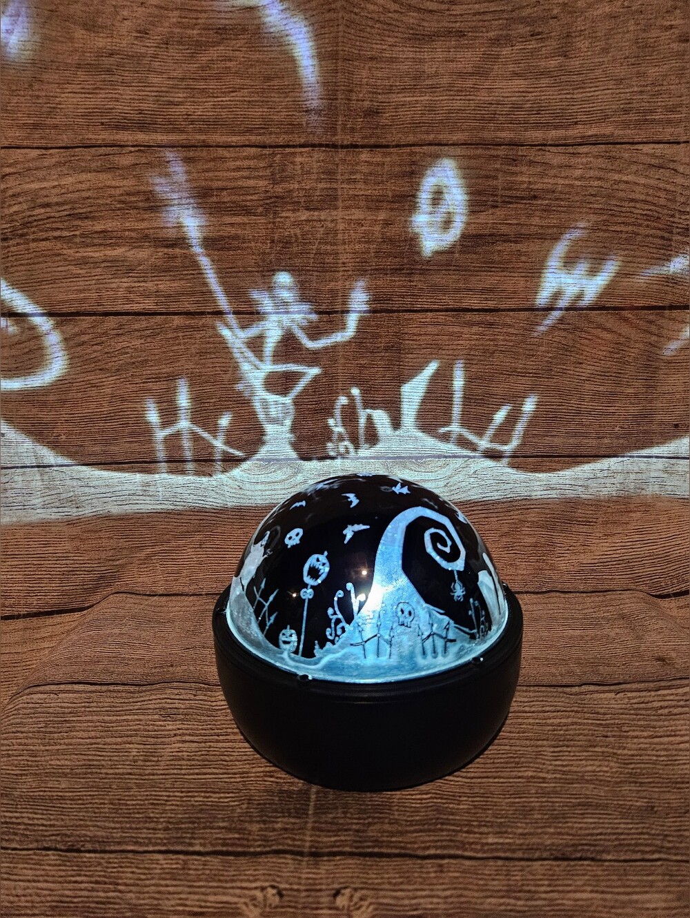 Disney Nightmare Before Christmas rotating light